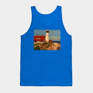 Portland Maine Lighthouse Tank Top